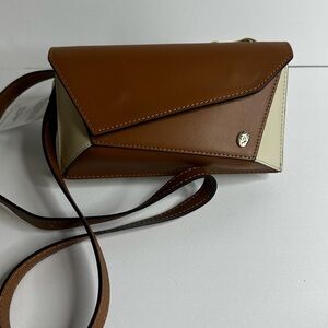 ISADORA GENUINE LEATHER PUZZLE CROSSBODY BAG MADE IN ITALY